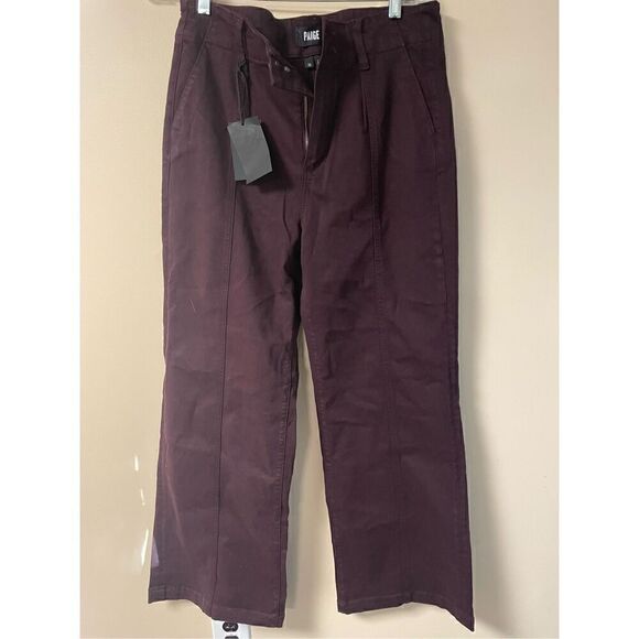 PAIGE Womens 30 Brooklyn Double Button Fky High Rise Wide Leg Jeans Vintage - Picture 10 of 10